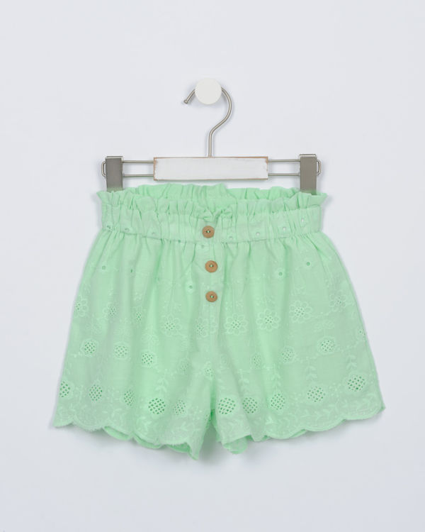 Picture of JH4466-GIRLS HIGH QUALITY MATERERIAL EMBOIDERED SHORTS